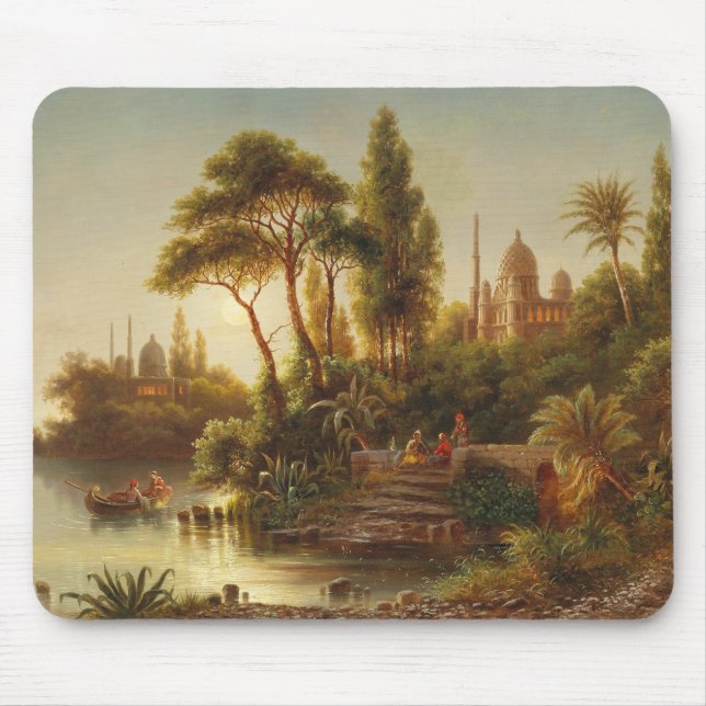 Der Orient im Abend Licht - Albert Rieger Mousepad (Vorne)