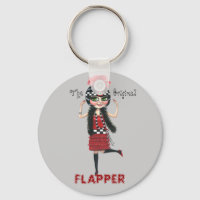 Der Original Flapper Roaring '20er Schlüsselanhäng