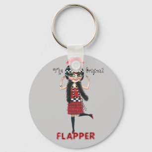 Der Original Flapper Roaring '20er Schlüsselanhäng Schlüsselanhänger