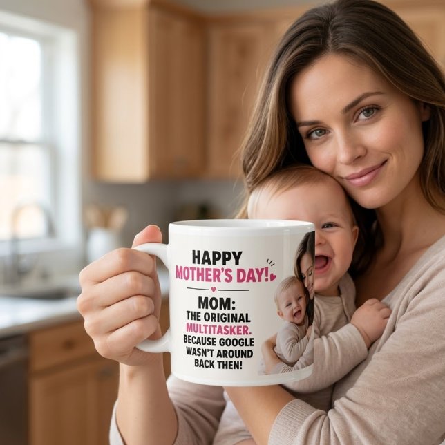 Der Original Multitasker, Individueller Fotobecher Jumbo-Tasse (Von Creator hochgeladen)
