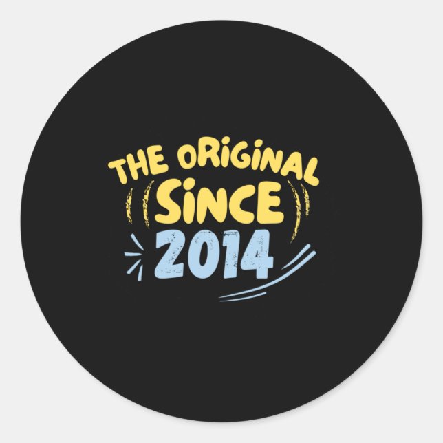 Der Original seit 2014 Sticker  (Vorderseite)