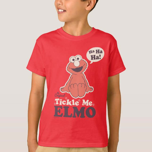 Der Original Tickle Me Elmo T-Shirt (Vorderseite)