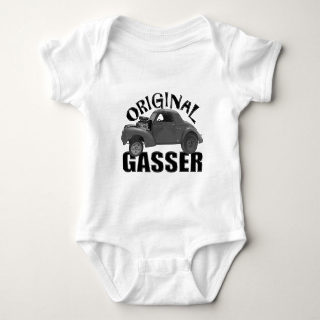 der originale Gasser Baby Strampler (Vorderseite)