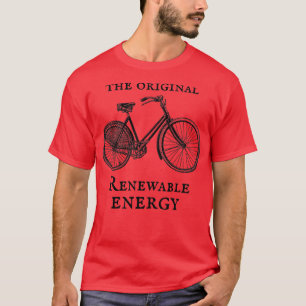 Der originelle Vintage Stil der erneuerbaren Energ T-Shirt