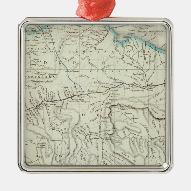 Der Orinoco Silbernes Ornament (Vorne)