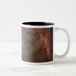 Der Orion-Nebel 2 Zweifarbige Tasse