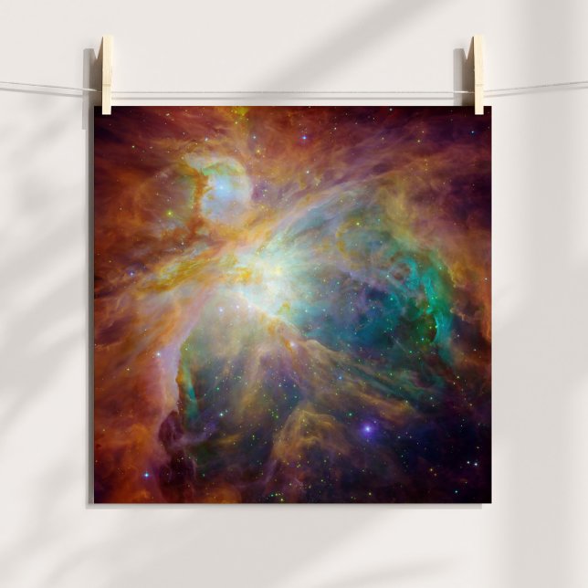 Der Orion-Nebel drucken Poster (The Orion Nebula Celestial Photo Poster)