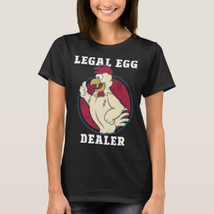 Der örtliche Eierhändler gebleicht Hühnerfarm Baue T-Shirt