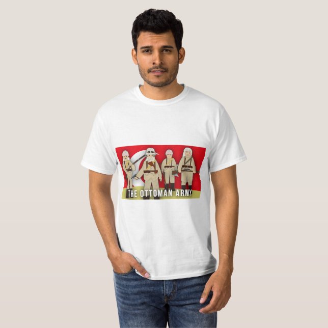 Der Osmane-Armee-Partei-Erste Weltkrieg T-Shirt (Vorne ganz)