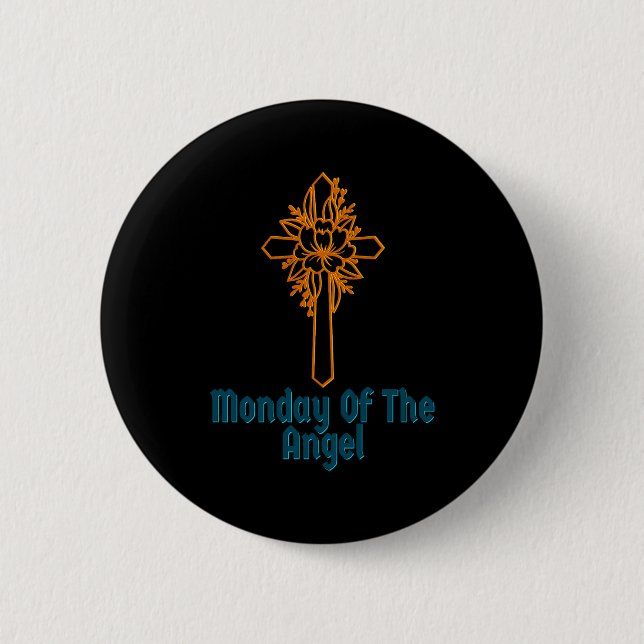 Der Ostergottesdienst-Montag-Engel Button (Vorderseite)