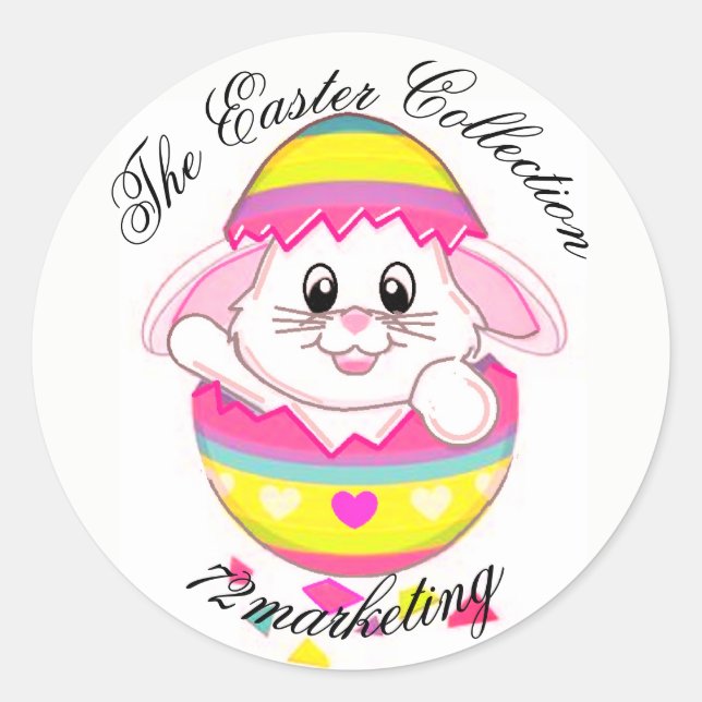 Der Osterhase 72Marketing Sticker Spring (Vorderseite)