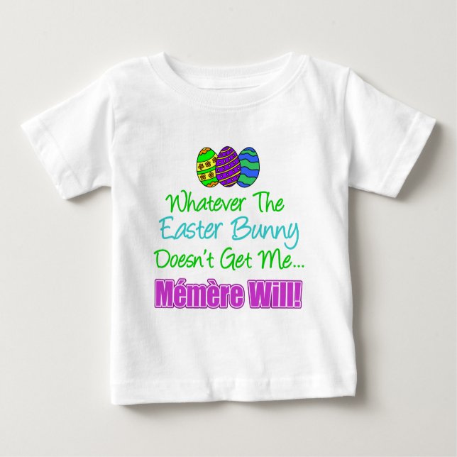 Der Osterhase denkt sich nicht an Baby T-shirt (Vorderseite)