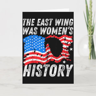 Der Ostflügel war ein lustiger Frauenhistoryquote Karte