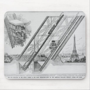 Der Otis-Aufzug im Eiffelturm Mousepad