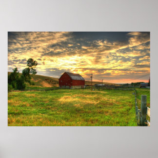 Der Otter Creek Barn Poster
