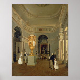 Der ovale Hall der alten Einsiedlerei, St. Poster