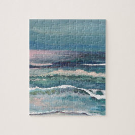 Der Ozean des Krickets - Strand-Meerblick Puzzle