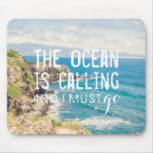 Der Ozean nennt - Maui-Küste Mousepad