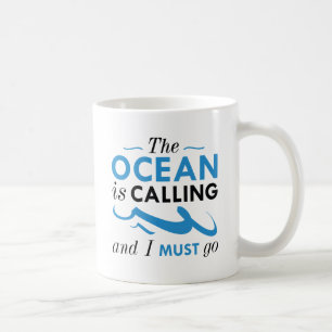 Der Ozean ruft Kaffeetasse