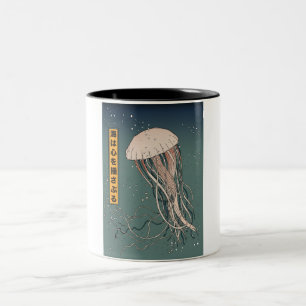 Der Ozean rührt das Herz Zweifarbige Tasse