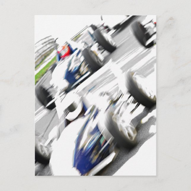 Der Pace Lap Postkarte (Vorderseite)