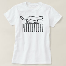 Der PackLeader der Frauen Logo-T-Shirt *White*