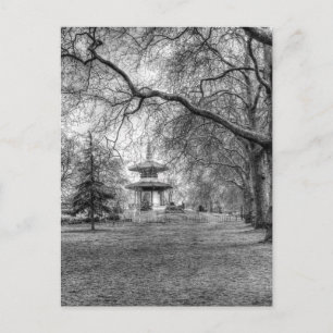 Der Pagoda Battersea Park London Postkarte