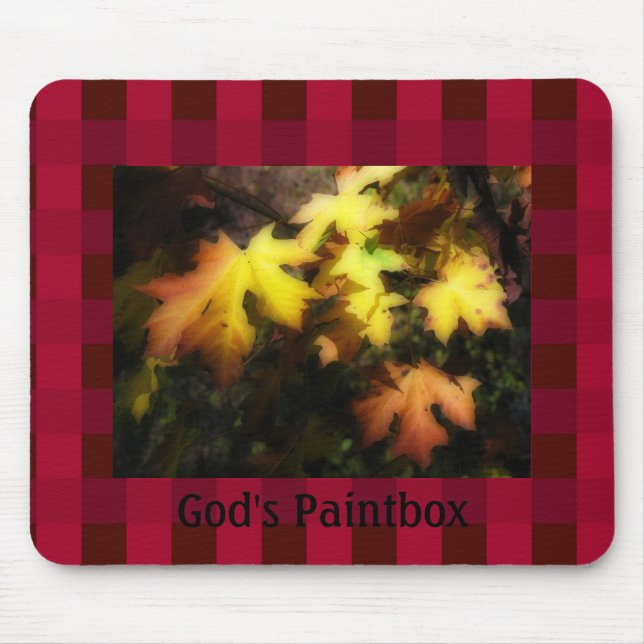 Der Paintbox" Mousepad "des Gottes (Vorne)
