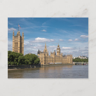 Der Palace of Westminster & Lambeth Bridge Postkarte