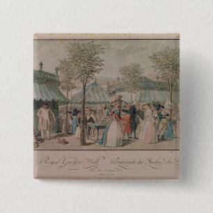 Der Palais Royal-Garten-Weg, 1787 Button