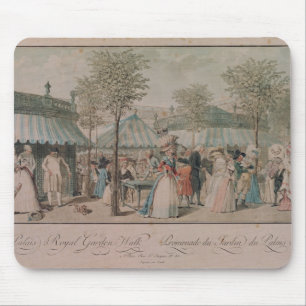 Der Palais Royal-Garten-Weg, 1787 Mousepad