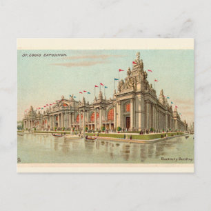 Der Palast der Elektrizität 1904 World Fair Missou Postkarte
