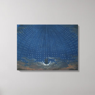 Der Palast der Königin der Nacht Leinwanddruck