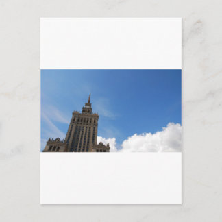 Der Palast der Kultur und Wissenschaft Postkarte