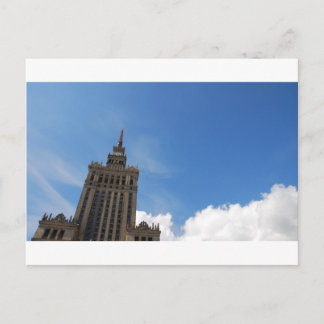 Der Palast der Kultur und Wissenschaft Postkarte