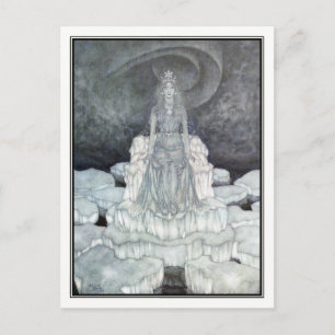 Der Palast der Schneekönigin von Edmund Dulac Postkarte