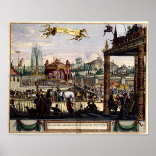 Der Palast des chinesischen Kaisers 166? Poster