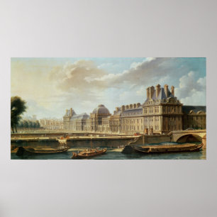 Der Palast und der Garten des Tuileries, 1757 Poster