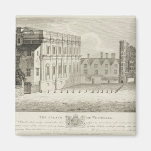 Der Palast von Whitehall, von einem Zeichnen im Magnet