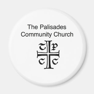 Der palisades-Gemeindekirche-Magnet Magnet