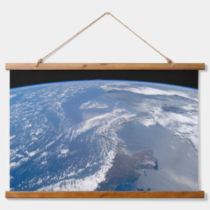 Der Panamakanal. Wandteppich Mit Holzrahmen