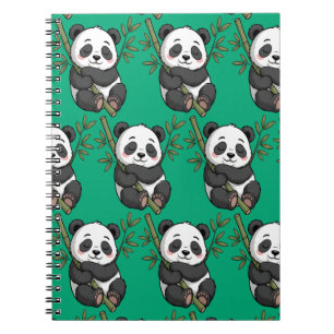 Der Panda-Bär für Ideen Notizblock
