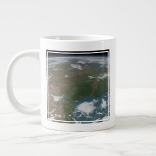Der Panoramaplanet Erde und die USA. 2 Jumbo-Tasse
