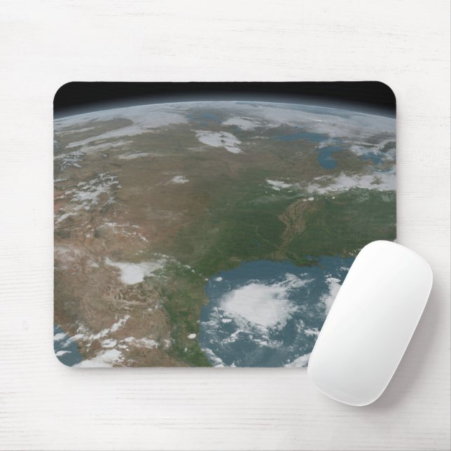 Der Panoramaplanet Erde und die USA. 2 Mousepad (Mit Mouse)