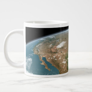 Der Panoramaplanet Erde und die USA. Jumbo-Tasse