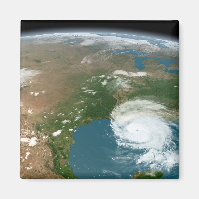 Der Panoramaplanet Erde und die USA. Magnet (Vorne)