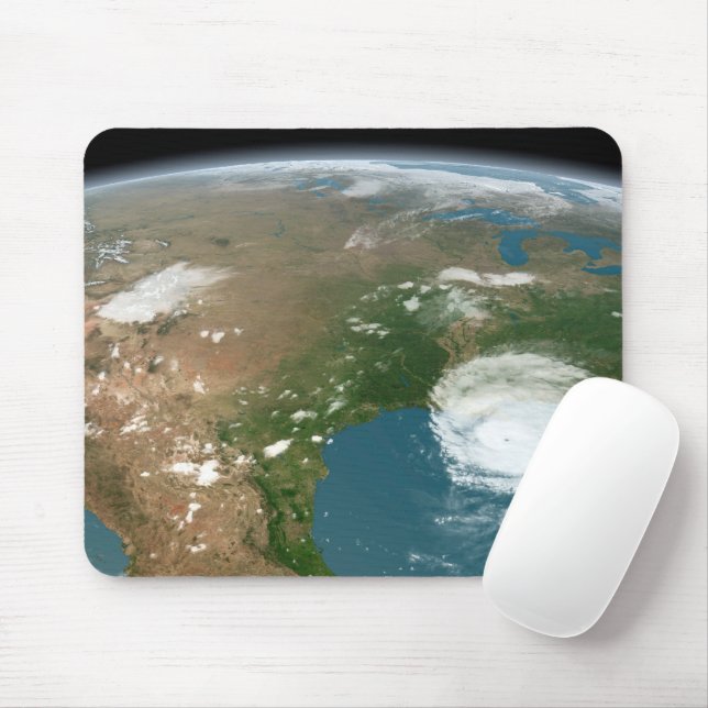 Der Panoramaplanet Erde und die USA. Mousepad (Mit Mouse)