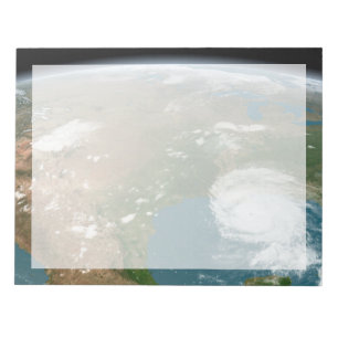 Der Panoramaplanet Erde und die USA. Notizblock