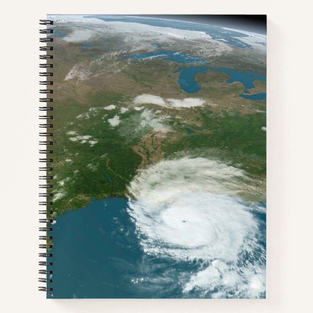 Der Panoramaplanet Erde und die USA. Notizbuch (Vorderseite)