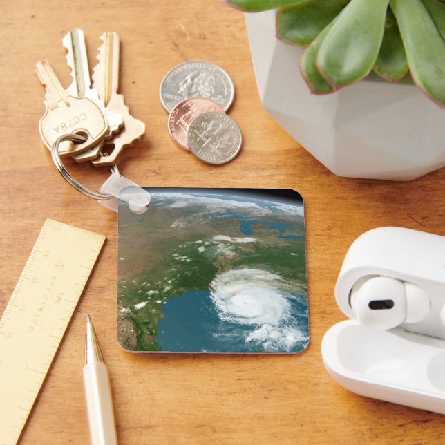 Der Panoramaplanet Erde und die USA. Schlüsselanhänger (Schreibtisch)